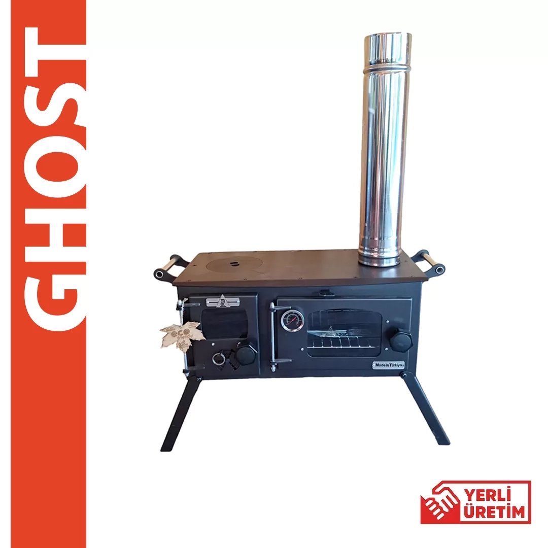 GHOST KUZİNELİ KAMP SOBASI (PELETE DÖNÜŞEBİLEN)